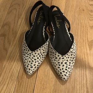 Iulus leopard print sling back shoe